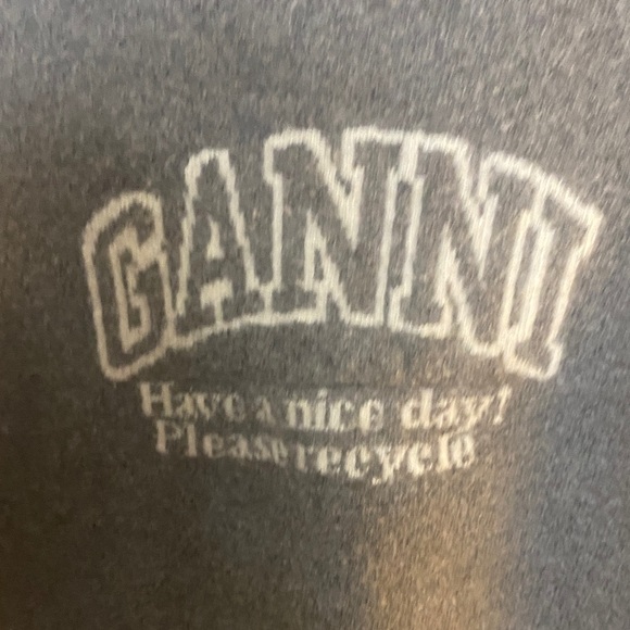 Ganni Charcoal Sleeveless Wool Blend sweater - Picture 3 of 6